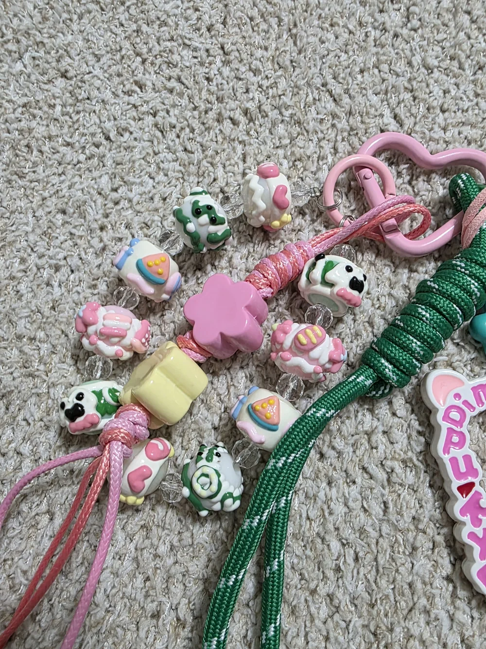 Baby Three Love Keychain